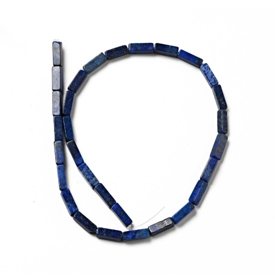 Image de Lapis Lazuli beads 12x4x4mm square tube x38cm