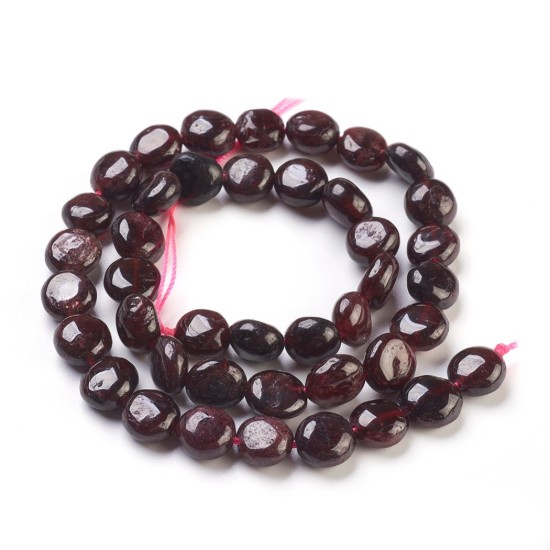 Bild von Garnet beads nugget x38cm