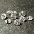 Picture of Cubic zirconia bead 6mm x2