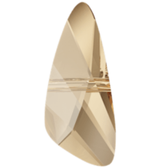 Picture of Swarovski 5590 Wing Bead 7.5x18mm Crystal Golden Shadow x1