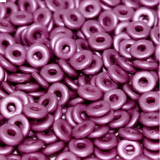 Picture of O Bead 4mm Metallic Lilac x8g