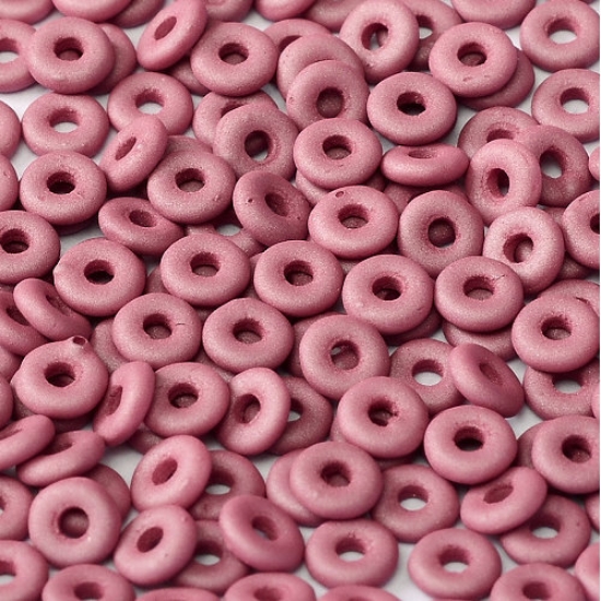 Picture of O Bead 4mm Silk Mat Wine Lees x8g
