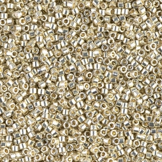 Picture of Miyuki Delica 11/0 DB1831 Duracoat Galvanized Silver x10g