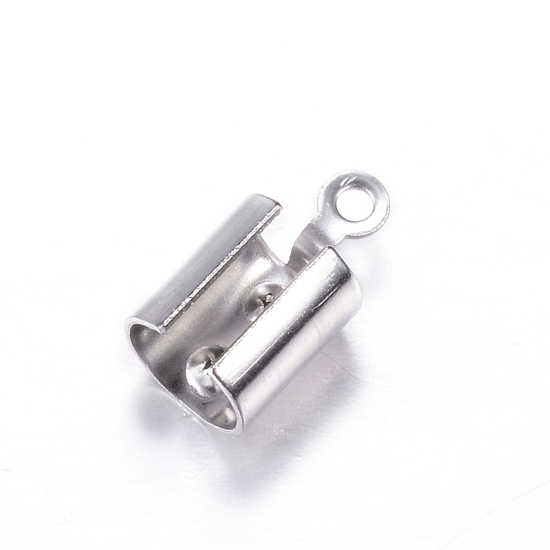 Picture of Stainless Steel Fold-Over Crimp End 6mm x10