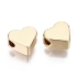 Picture of Metal Bead Heart 6mm 18kt Gold Plated x10