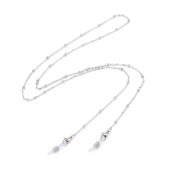 Picture of Stainless Steel Chain w/ Eyeglass Holders and Lobster Clasps x76cm