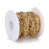 Picture of Stainless Steel Chain Paperclip 10x4x1mm 18kt Gold Plated x10m