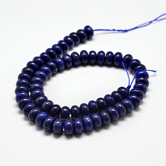 Picture of Lapis Lazuli bead 6x4mm rondelle x38cm