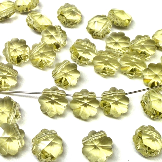 Picture of Vintage Swarovski 5110 6mm Margaritas Jonquil x6