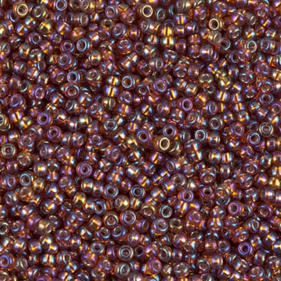 Picture of Miyuki Rocaille 11/0 1005 Silver Lined Dark Topaz AB x10g