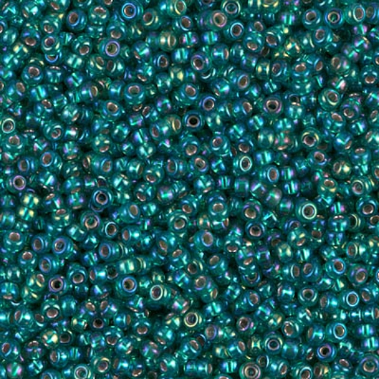 Picture of Miyuki Rocaille 11/0 1017 Silver Lined Emerald AB x10g