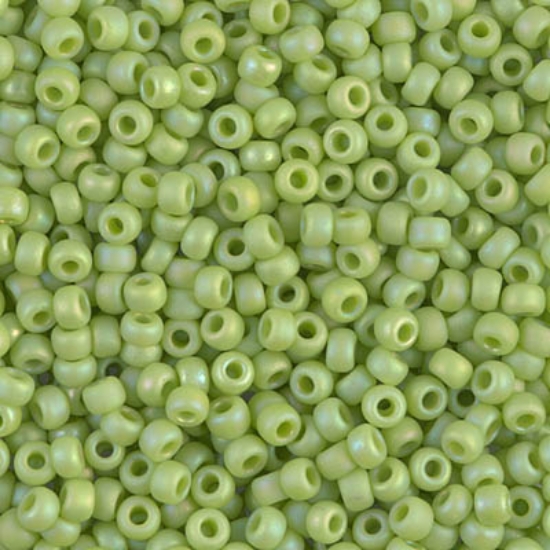 Picture of Miyuki Rocaille 8/0 416FR Mat Opaque Chartreuse AB x10g