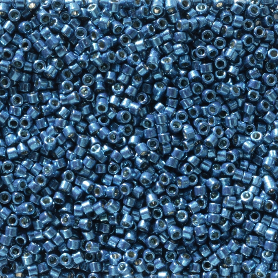 Picture of Miyuki Delica 11/0 DB2516 Duracoat Galvanized Deep Aqua Blue x5g
