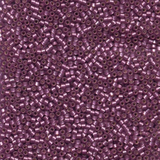 Picture of Miyuki Delica 11/0 DB695 Semi-Mat Silver Lined Violet Dyed x10g