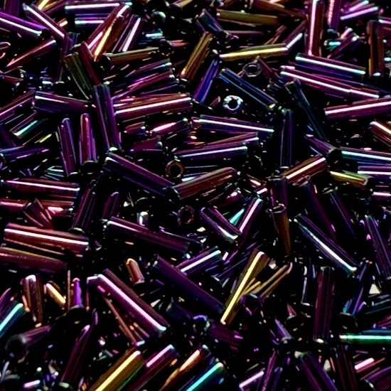 Picture of Miyuki Bugles 6 mm BGL2-454 Purple Iris x10g
