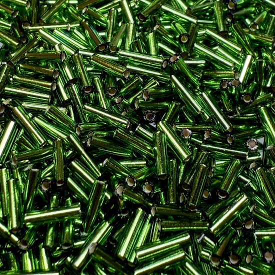 Picture of Miyuki Bugles 6mm 26 Silver Lined Olive  x10g