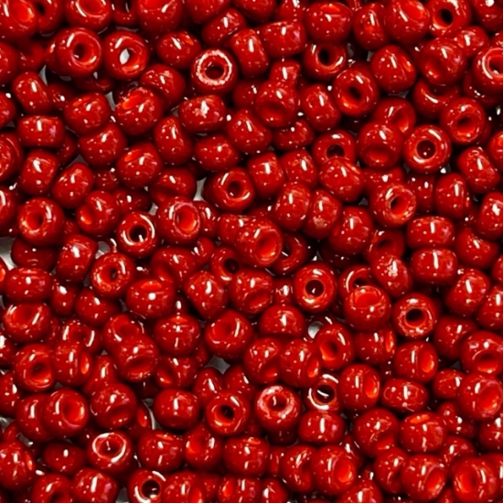 Picture of Miyuki Rocaille 15/0 4470 Duracoat Opaque Maroon x10g