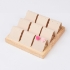 Picture of Pivo Wood Jewelry Display 9-Compartment Peach Puff Suede x1