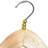 Picture of Large Hole Brass Bead 10mm Mat 18kt Gold Plated x1