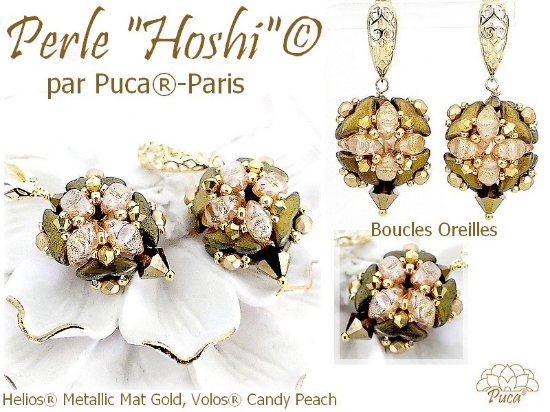 Picture of Beaded Bead "Perle Hoshi" par Puca – Instant Download or Printed Copy 