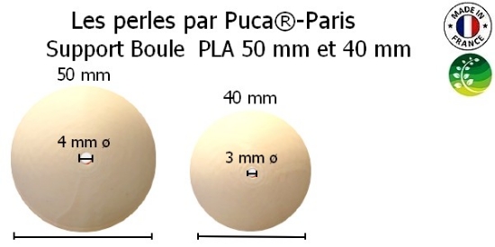 Picture of Eco PLA  Boule 40mm Base for " Magie de Noël 2025"  x1