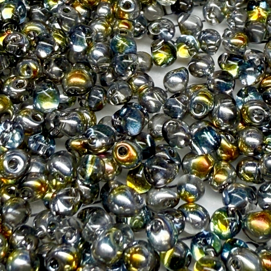 Picture of Miyuki Drop 3.4mm 4551 Crystal Marea x10g