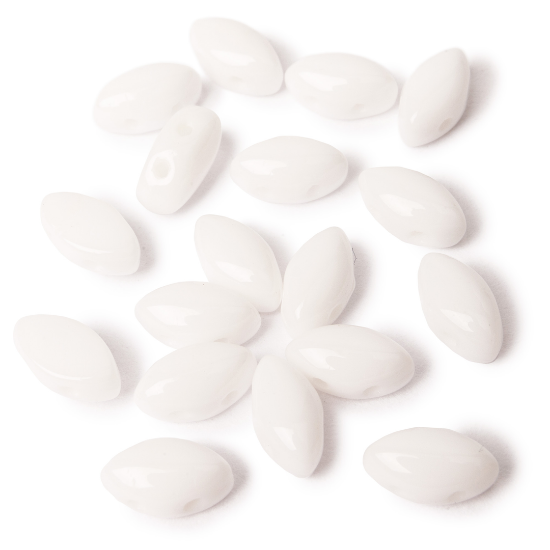 Picture of IrisDuo 4x7mm Chalk White x25