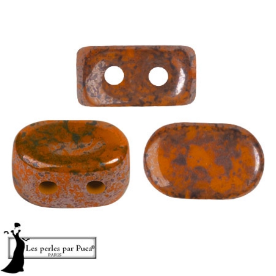 Picture of Lipsi® Par Puca® 7x4mm Bright Carrot Marble  x10g
