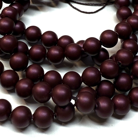 Picture of Swarovski 5810 Pearls 5mm Elderberry Pearl x100