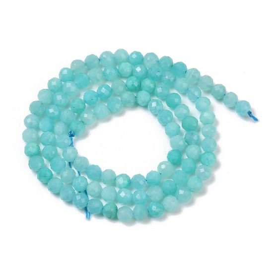 Picture of Amazonite bead 4mm faceted round x38cm