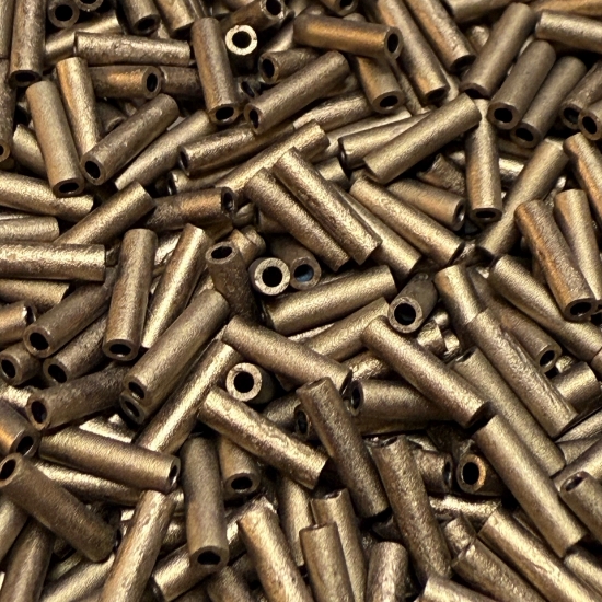 Picture of Miyuki Bugles 6mm 2006 Metallic Dark Bronze Mat x10g