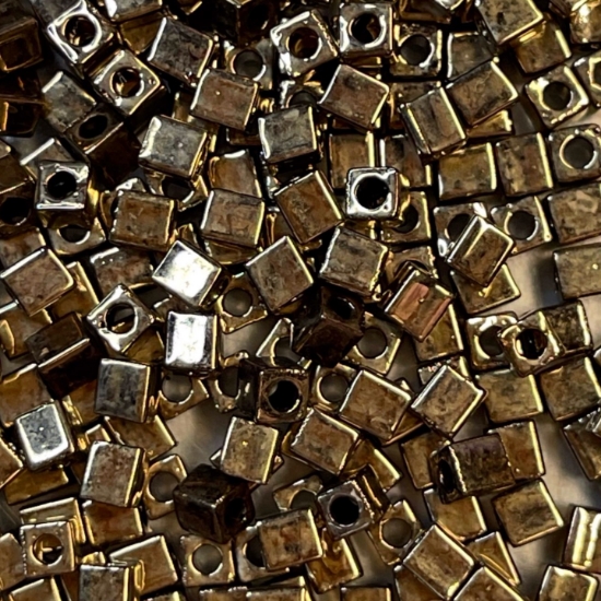 Picture of Miyuki Cubes 3mm SB3-457 Metallic Dark Bronze x10g