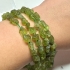 Picture of Peridot bead 8x5mm nugget x20cm