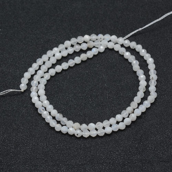 Picture of Moonstone bead 4mm factted round x38cm