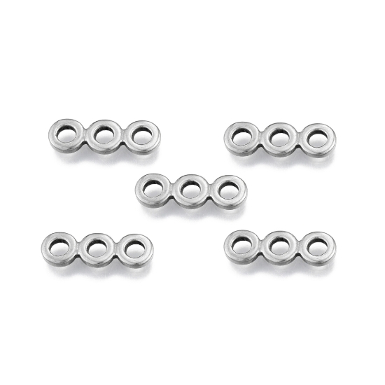 Picture of Stainless Steel Link 22x7x2mm triple ring x5