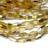 Picture of Bicone Glass bead 6x3mm Gold AB x48cm
