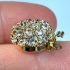 Picture of Neumann Clasp 15mm  w/ Swarovski Crystals 23kt Gold Plated x1