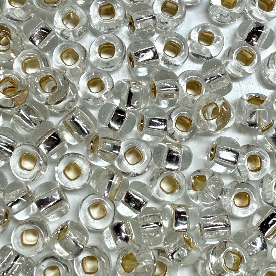 Picture of Czech 2/0 Crystal Silver Lined x10g