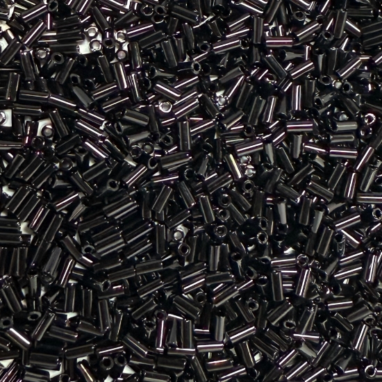 Picture of Miyuki Bugles 3mm BGL1-401 Black x10g