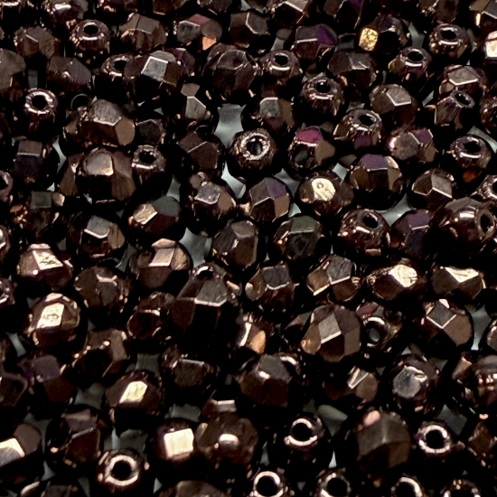 Picture of Fire-Polished 4mm Dark Bronze x100