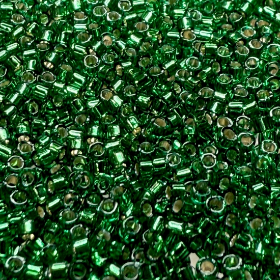 Picture of Miyuki Delica 11/0 DB605 Silver Lined Emerald x10g