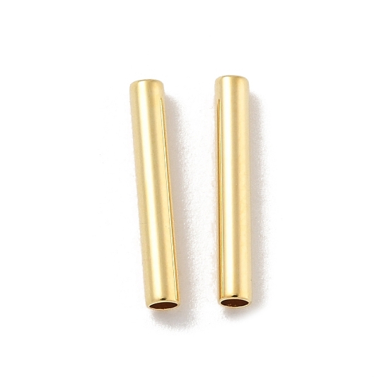 Picture of Brass Bead 10x1.5mm tube 18kt Gold Plated x1