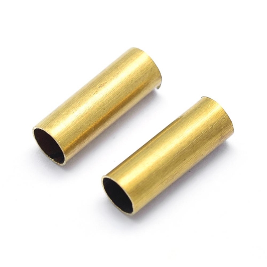 Picture of Brass Bead 10x3mm tube unplated x20