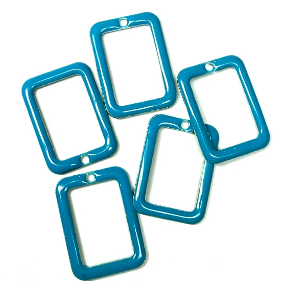 Picture of Candy Epoxy Rectangle 20x14mm Sky Blue x1