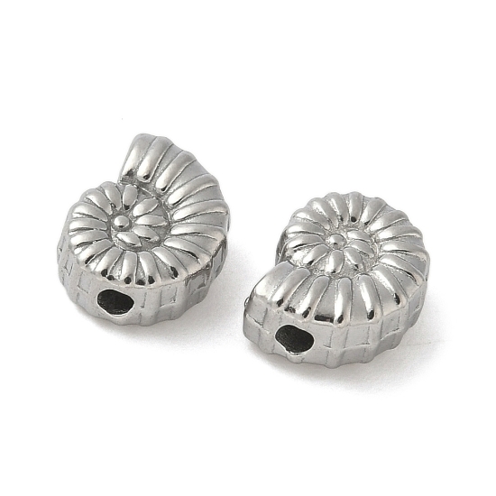 Picture of Stainless Steel Bead 9mm Sea Shell x1