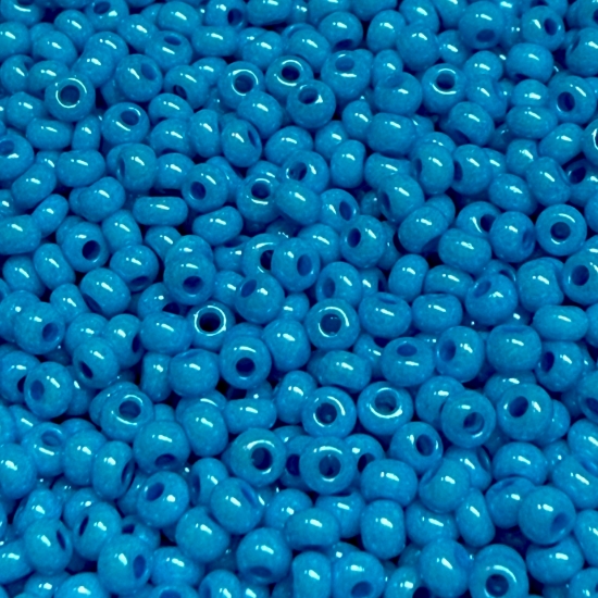 Picture of Czech Seed Beads 11/0 Opaque Blue Terra Intensive x20g 