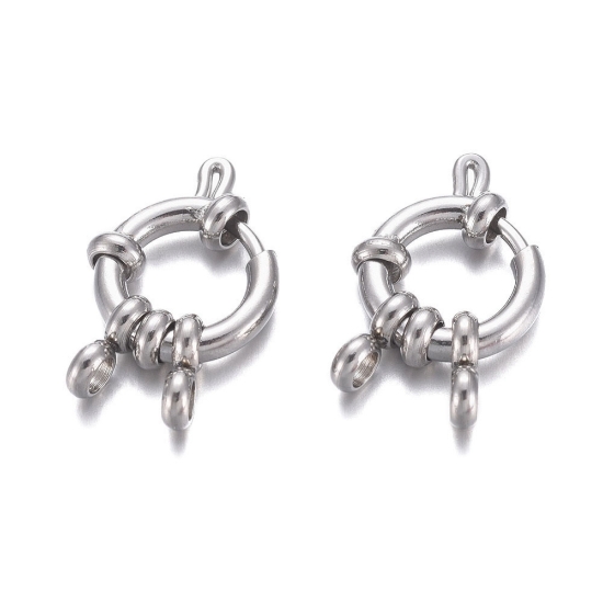 Picture of Stainless Steel Spring Ring Clasp 12mm x1