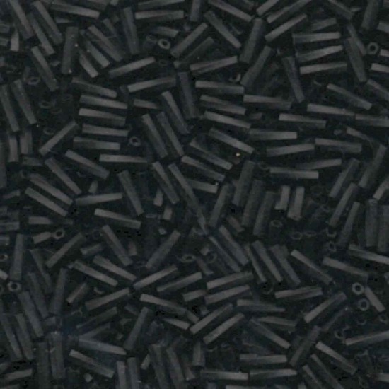 Picture of Miyuki Twist Bugle 6mm 401F Black Mat x10g