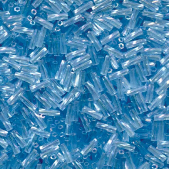 Picture of Miyuki Twist Bugle 6mm 260 Transparent Aqua AB x10g 