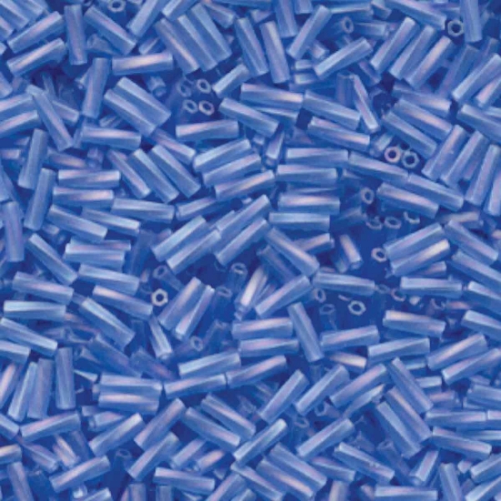 Picture of Miyuki Twist Bugle 6mm 261F Mat Transparent Sapphire AB x10g 